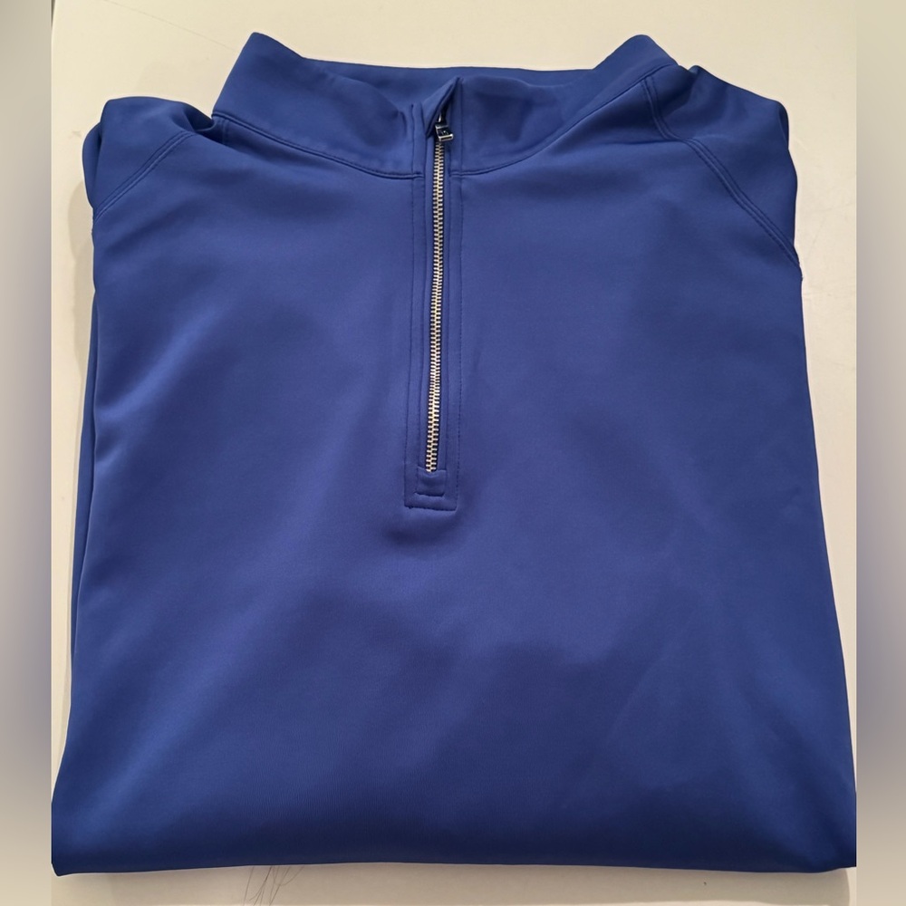 Men's Blue Zip Up Sweater